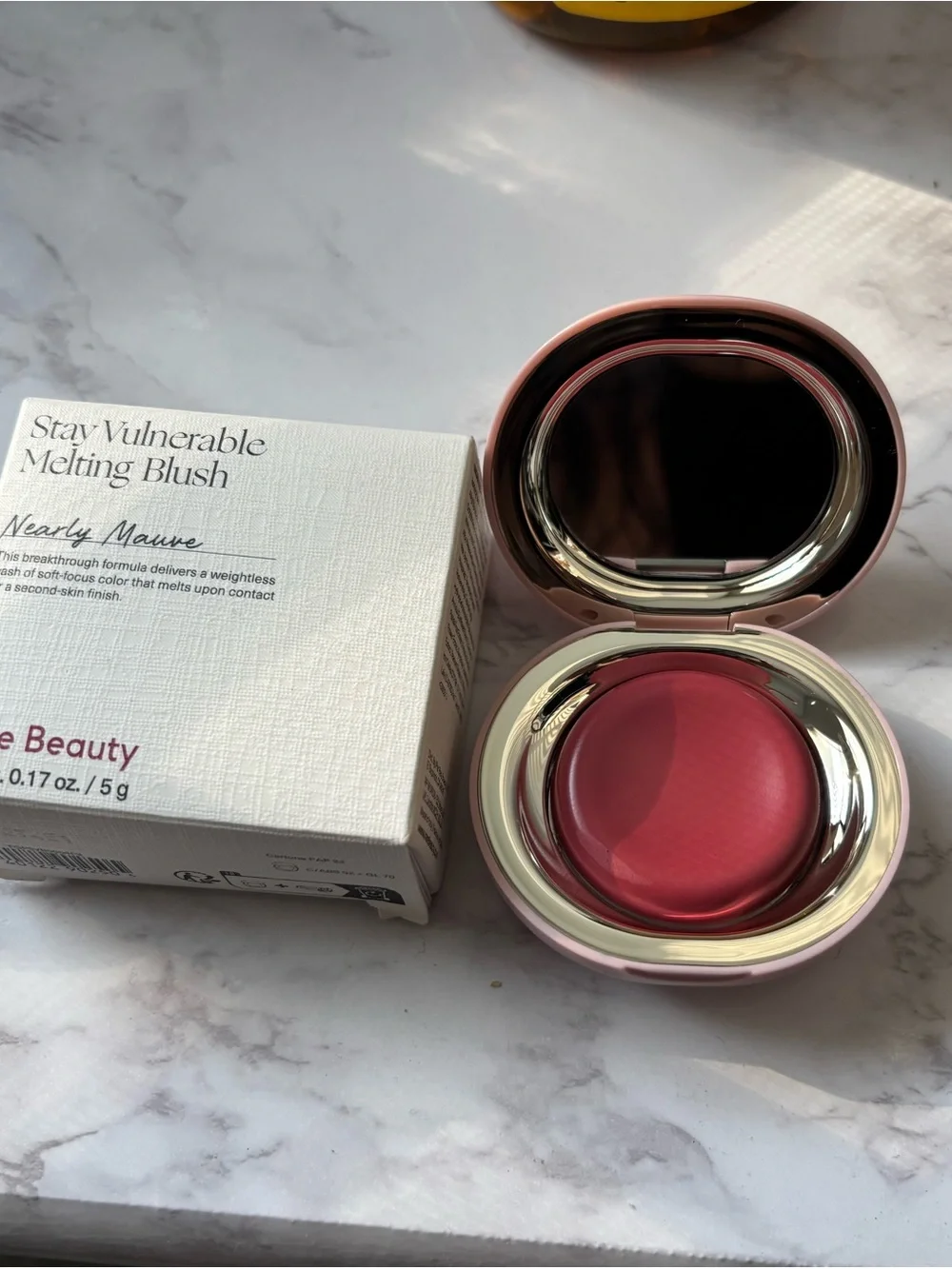 Rare Beauty Blush Compact — Deep Rose Pink